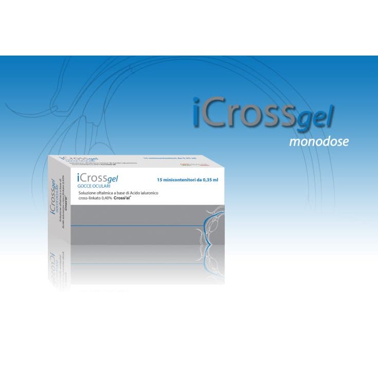 Icross Gel Augentropfen 15 Einzeldosen