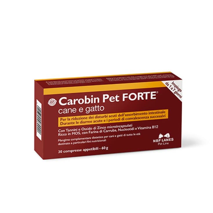 Carobin Pet Forte – 30 comprimés