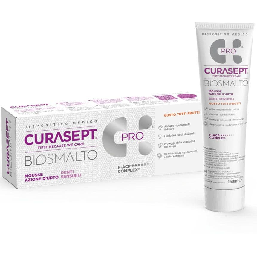 Curasept Biosmalto Mousse Sensitiv – Mousse dentaire