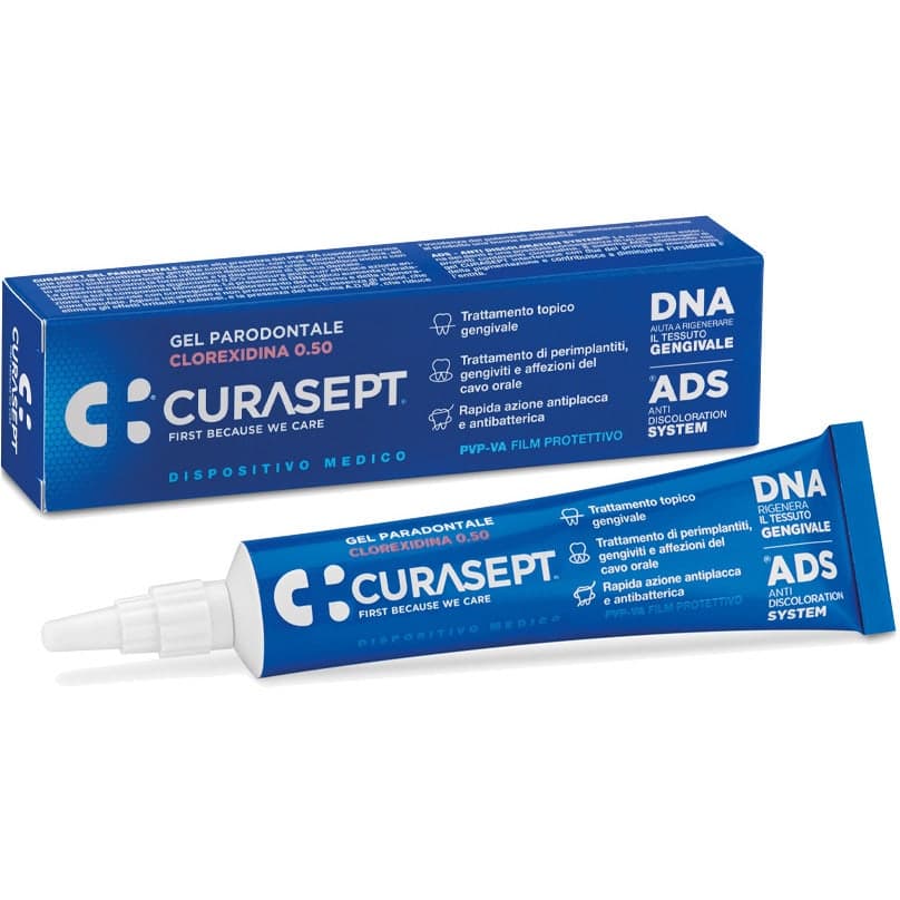 Curasept Zahnpasta 0,5% – Gel dentaire ADS DNA