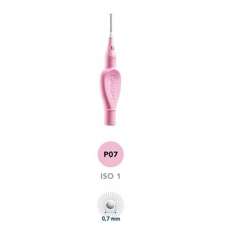 Curasept Proxi P07 – Lot de 6 brossettes interdentaires Rose