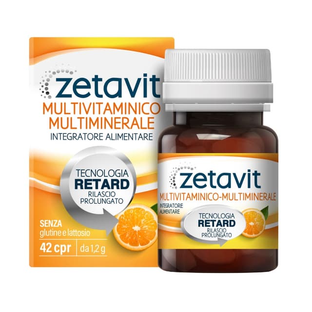 Multivitamines + Zinc – 42 comprimés | Zetavit Multivitaminique Multiminéral