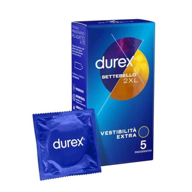 Durex Settebello 2XL – 5 préservatifs