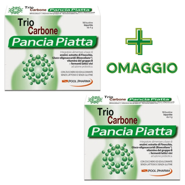 Fenouil + Probiotiques (ferments lactiques) – 20 sachets | Triocarbone Pancia Pia