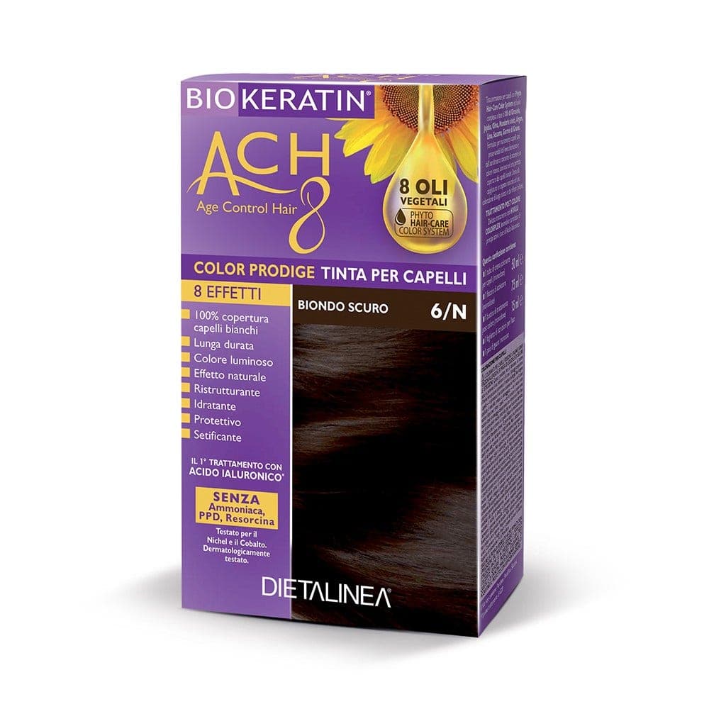 Biokeratin Ach8 – Colorant capillaire 6/N Bio