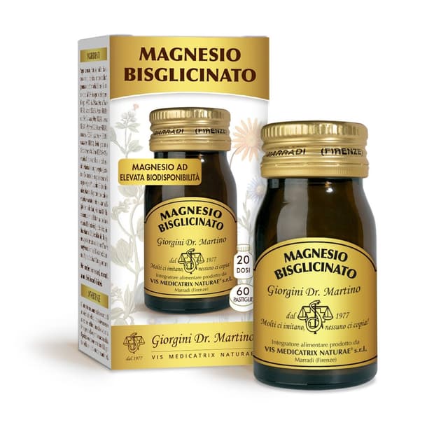 Magnésium + Vitamine B6 – 180 comprimés à croquer | Magnésium Bisglycinat