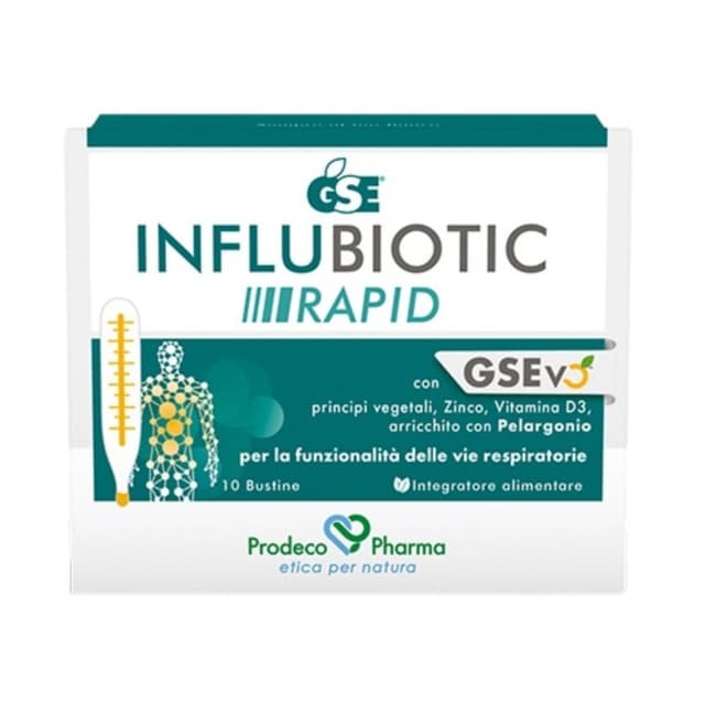 Pépins de pamplemousse + Quercétine – 10 sachets | GSE Influbiotic Rapid