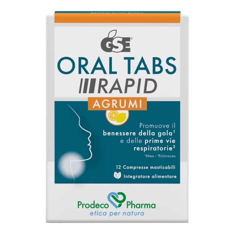 GSE Oral Tabs Rapid Agrum – 12 comprimés