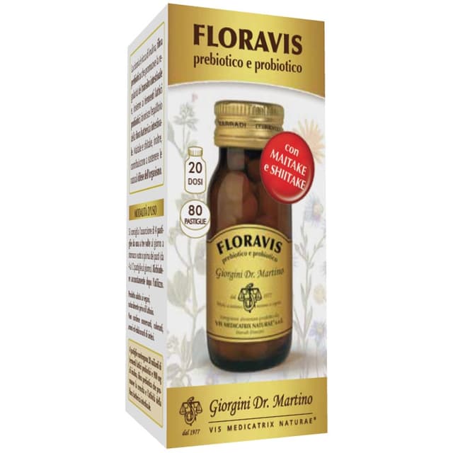 Inuline + Probiotiques (ferments lactiques) – 80 pastilles | Dr. Giorgini Floravis