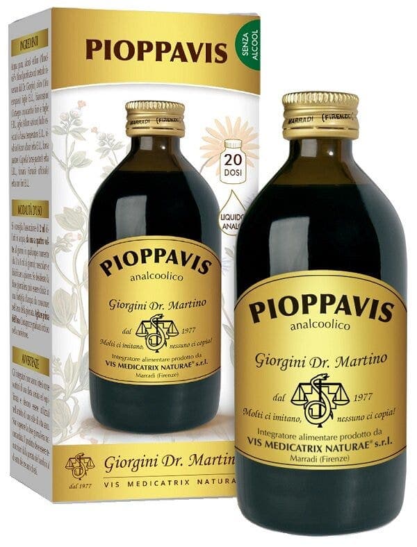 Pioppavis Liquid – 200 ml Sans alcool