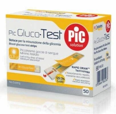 Glucotest Bandelettes – 50 pièces