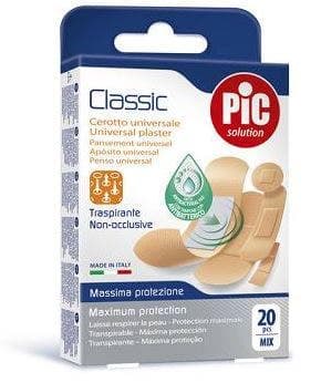 PIC Classic Mix Pflaster – 20 pièces