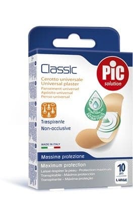 Pic Classic Pflaster – 25 × 72 mm, 10 pièces