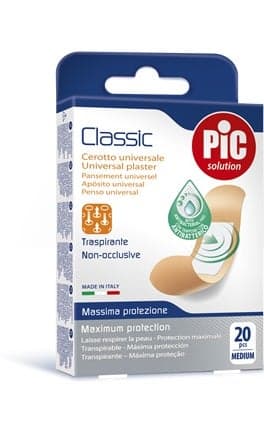 Pic Classic Pflaster – 19 × 72 mm, 20 Stück