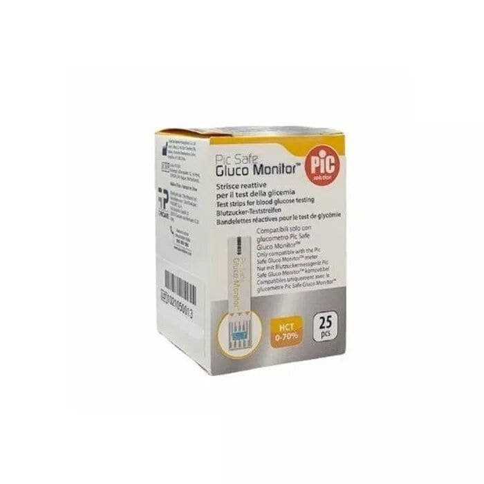 PIC Bandelettes Réactives Glycémie – 25 pièces