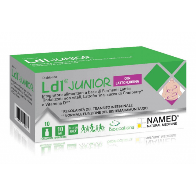 Canneberge 1.000 mg + Lactoferrine – 10 ampoules de 10 ml | Disbioline LD1 Junior