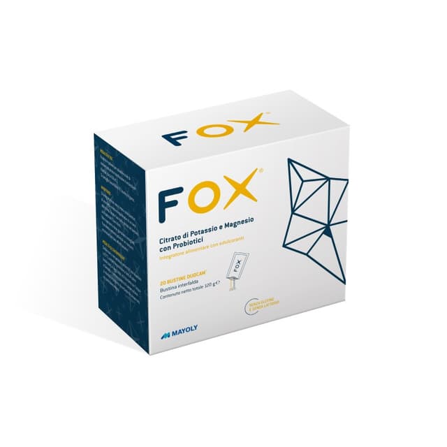 Citrate de potassium et magnésium + Probiotiques – 20 sachets | Fox