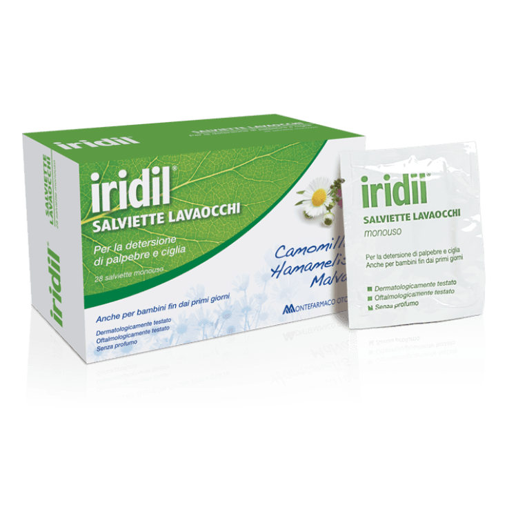 Iridil Solution Oculaire – 28 Lingettes