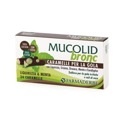 Mucolid Bronc – 24 pastilles à la réglisse