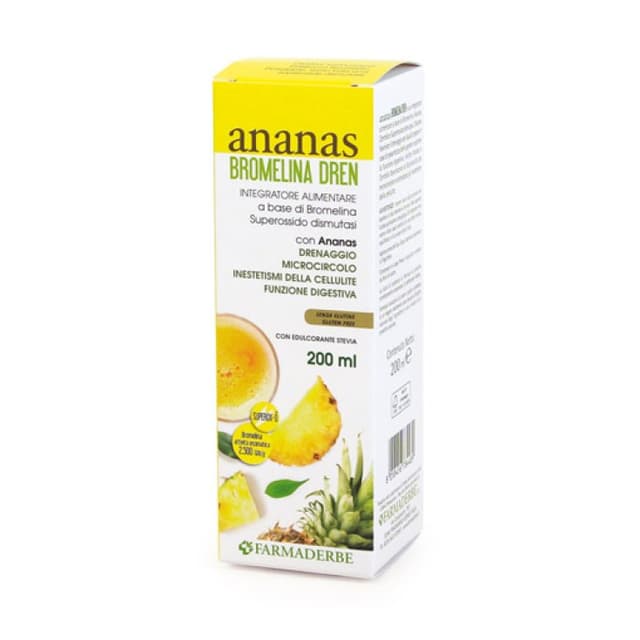 Inuline + Broméline – 200 ml | Farmaderbe Ananas Bromelina Dren