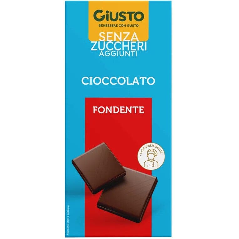 Giusto Biscuits au Chocolat Fondant sans Sucre – 85 g