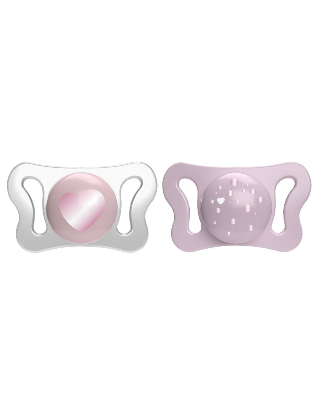 Chicco Sucette Micro Girl – 0-2 mois, lot de 2