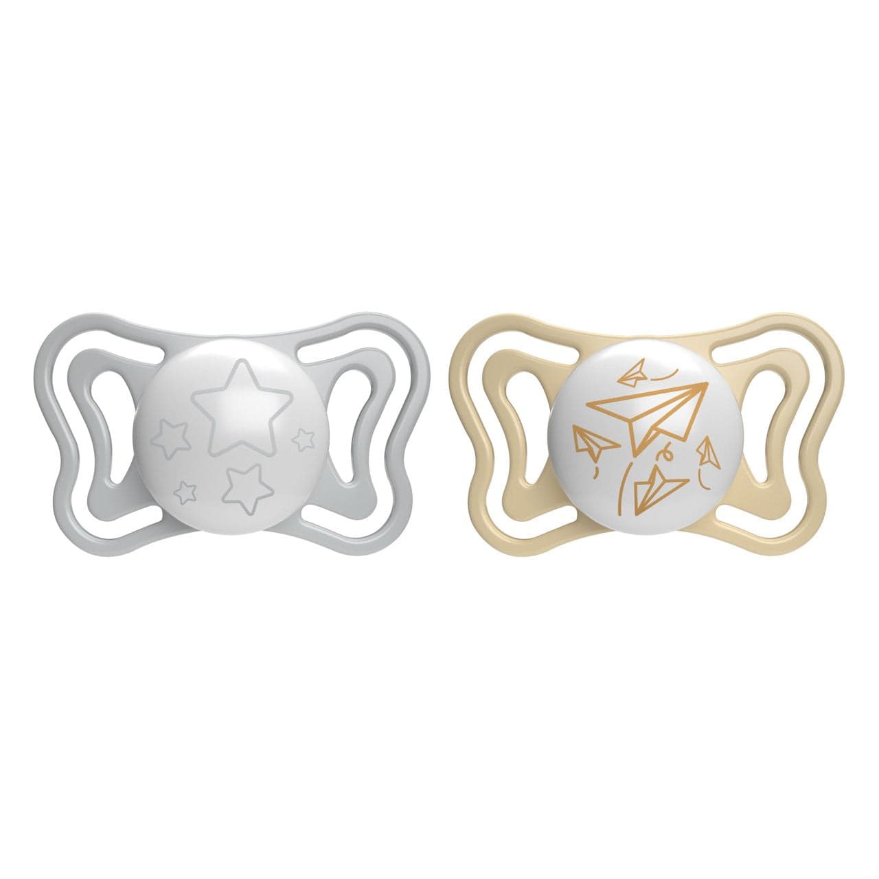 Chicco Succhietto Light Lumi – 6-16 Monate, 2er Pack