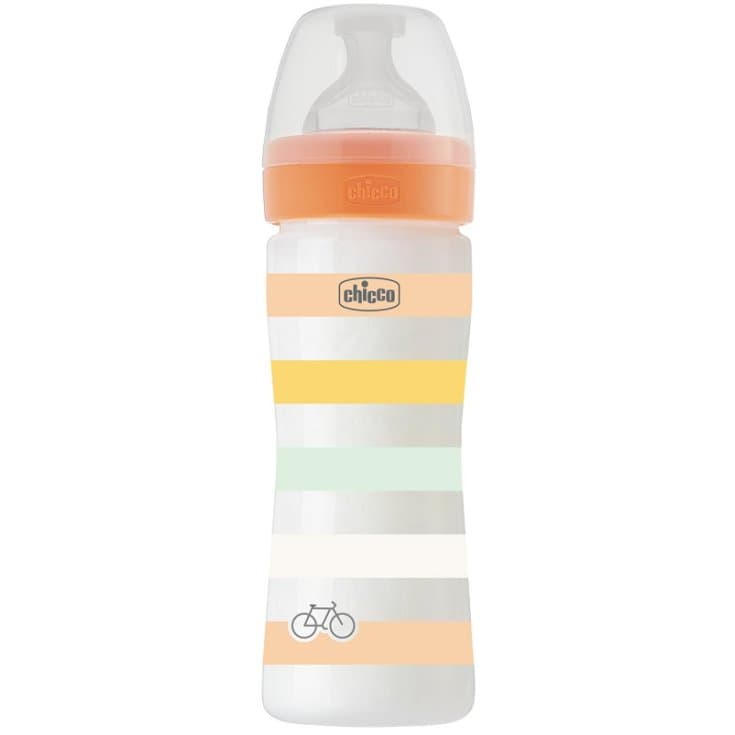 Babyflasche PP 250 ml mit Silikon-Sauger