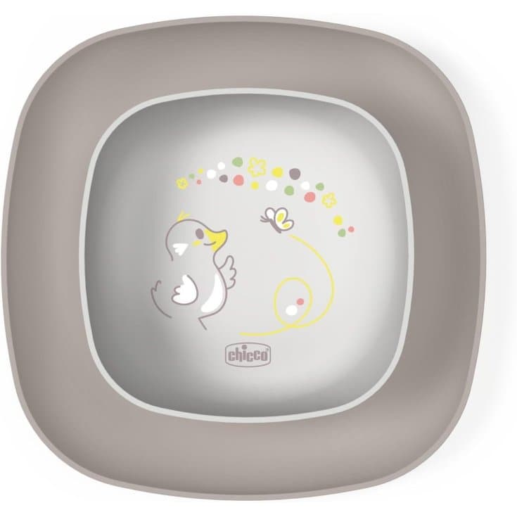 Assiette Enfant Grise – À partir de 12 mois