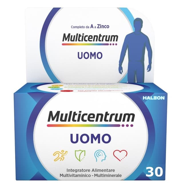 Calcium + Magnésium – 30 comprimés | Multicentrum Uomo