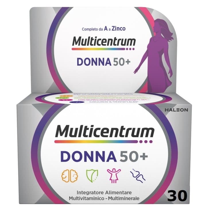 Multicentrum Donna 50+ – 30 comprimés