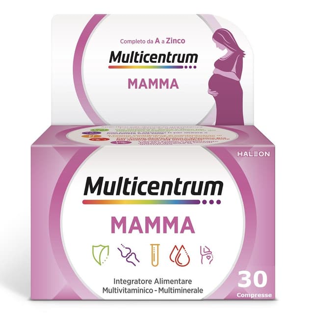 Acide folique + Fer – 30 comprimés | Multicentrum Mamma