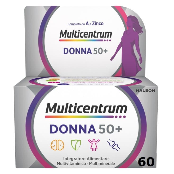 Multicentrum Donna 50+ – 60 comprimés