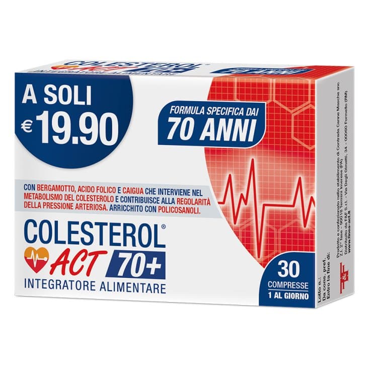 Colesterol Act 70+ – 30 comprimés