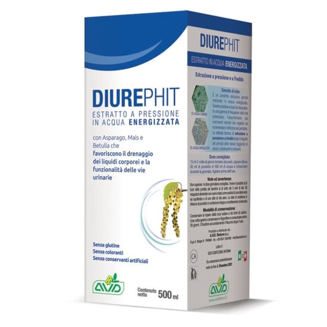 Diurephit Betulla – Concentré à Boire à la Bouleau, 500 ml