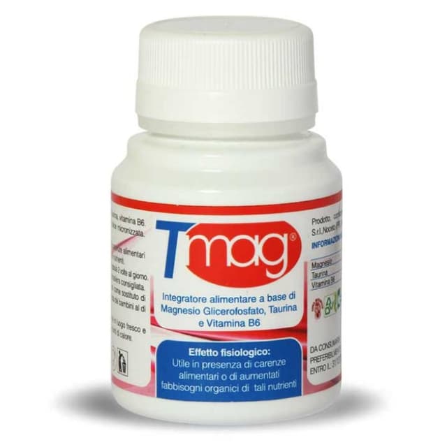 Magnésium + Vitamine B6 – 60 gélules complément de magnésium | T Mag