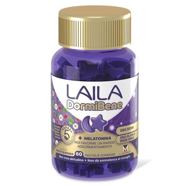 Ashwagandha + Mélisse – 60 gommes | Laila Dormibene