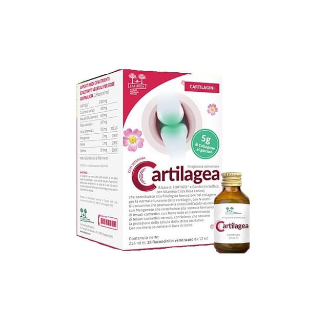Collagène + Chondroïtine – 18 ampoules | Cartilagea Salugea