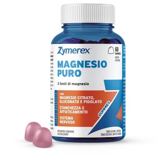 Magnésium – 60 gommes à mâcher | Zymerex Gum Magnesium Pur