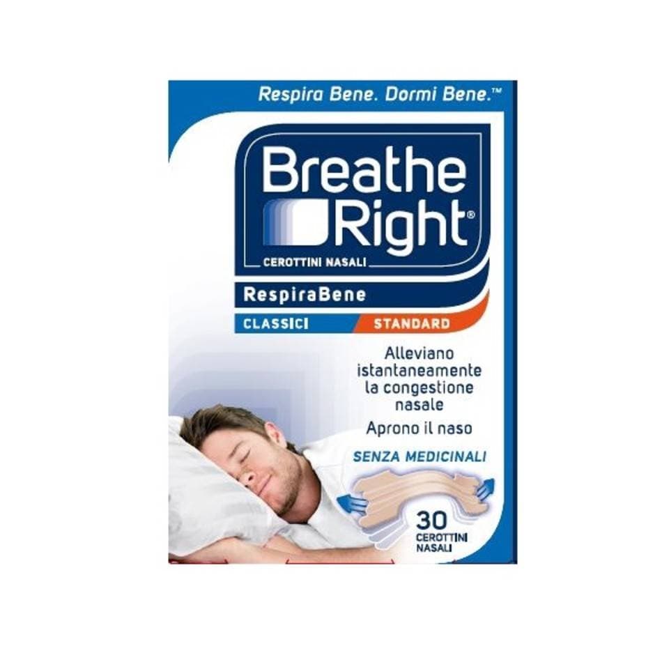 Breath Right Classici – 30 Stück Nasenpflaster