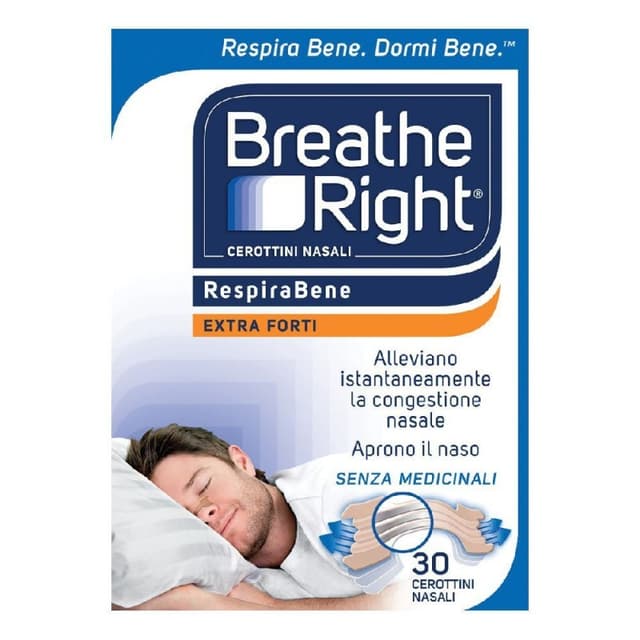 Breath Right Extra Fort – 30 bandelettes nasales