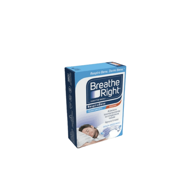 Breathe Right Bandelettes Nasales transparentes – 30 patchs
