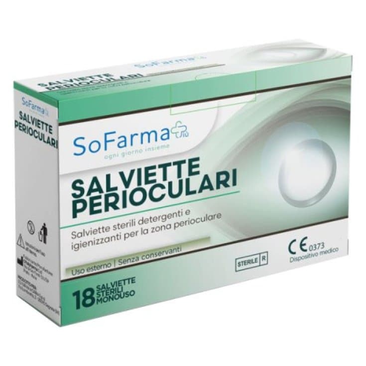 Lingettes Zone Oculaire – 18 pièces