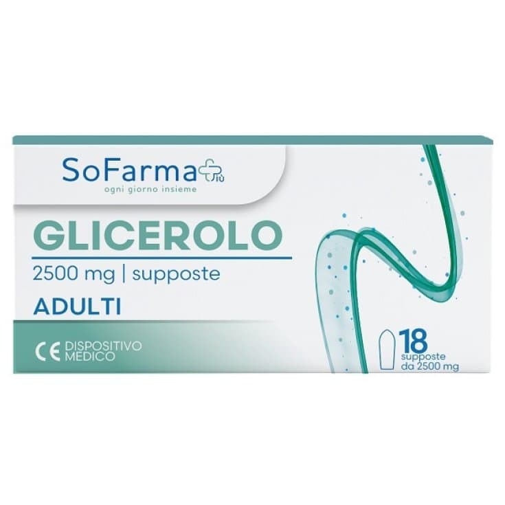 Glicerolo Ad 2250 mg – 18 suppositoires