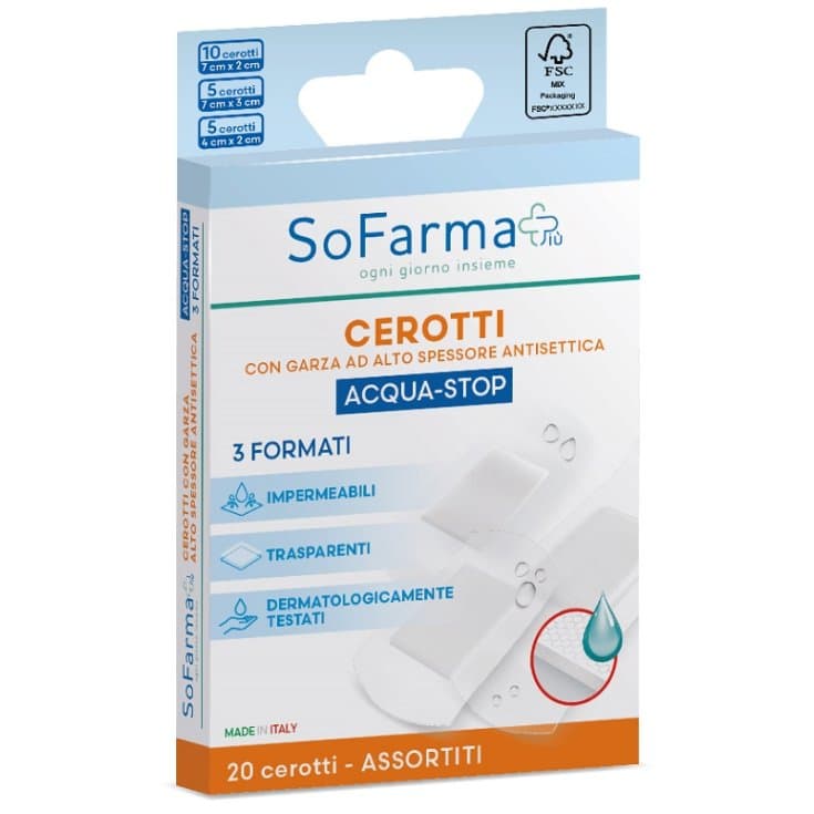 Acquastop Assortiment – 20 pansements étanches