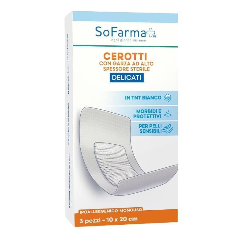 Delicates Pansement 10x30 cm – 3 pièces