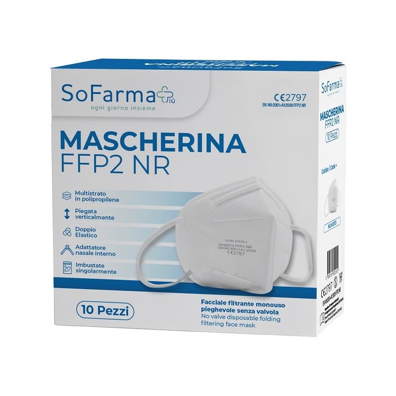 Masque FFP2 Blanc – 10 pièces