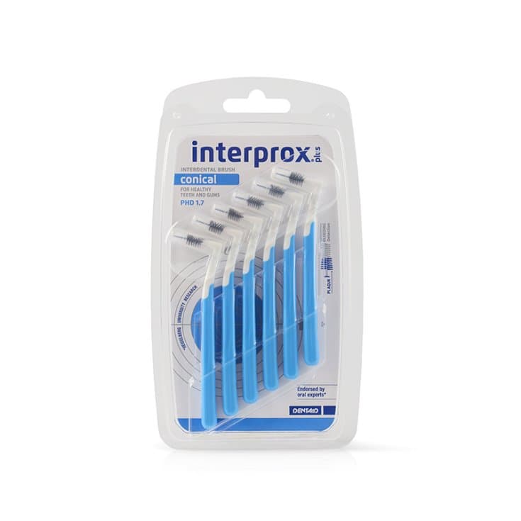 Interprox Plus Conico Bleu – 6 pièces