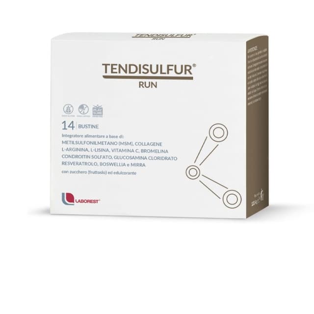Vitamine C + Collagène – 14 sachets | Tendisulfur Run
