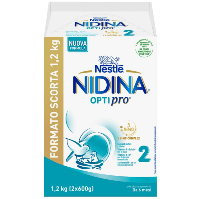 Nidina Optipro 2 Lait de Suite Poudre – 2 Sachets